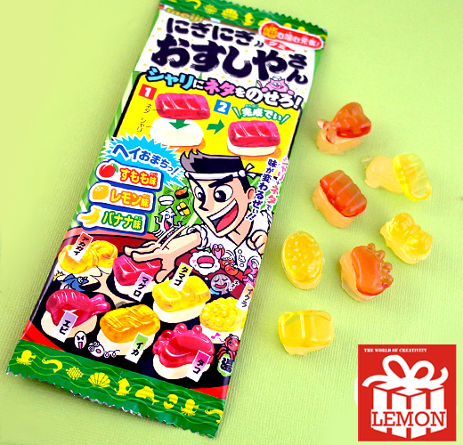 Kẹo Dẻo Sushi - Meiji Sushi DIY Gummy Candy Kit 